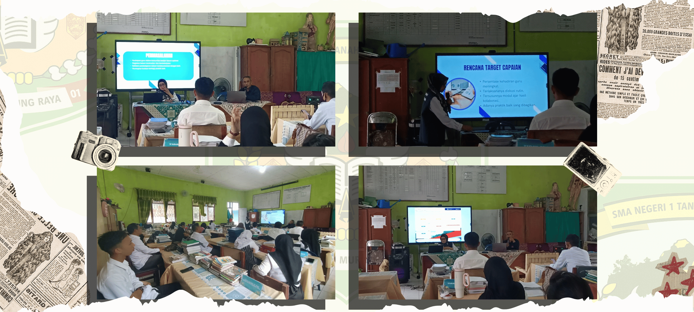 Observasi Pengelolaan Kinerja Kepala Sekolah Digelar di SMAN 1 Tanah Siang Selatan