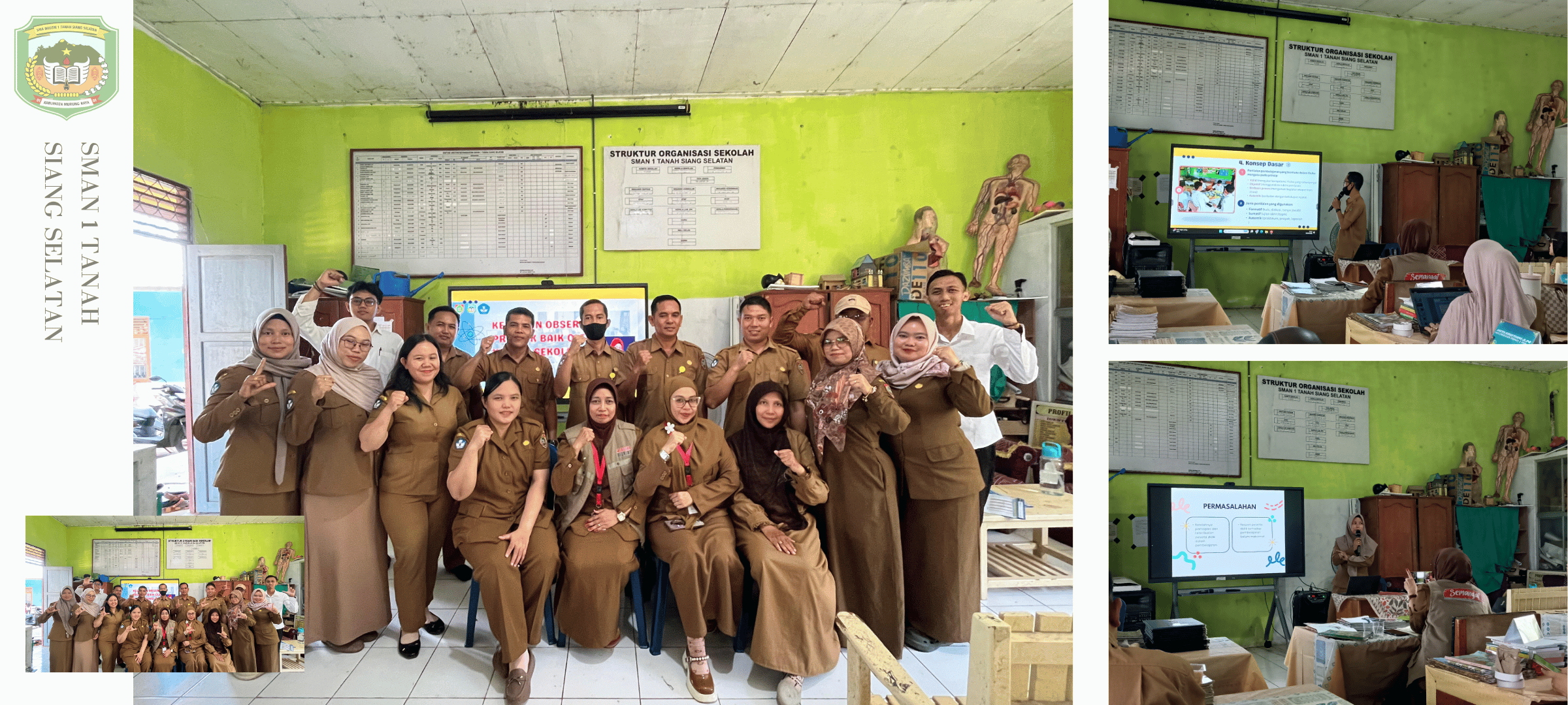 Observasi Praktik Kerja dan Presentasi Guru Digelar di SMAN 1 Tanah Siang Selatan