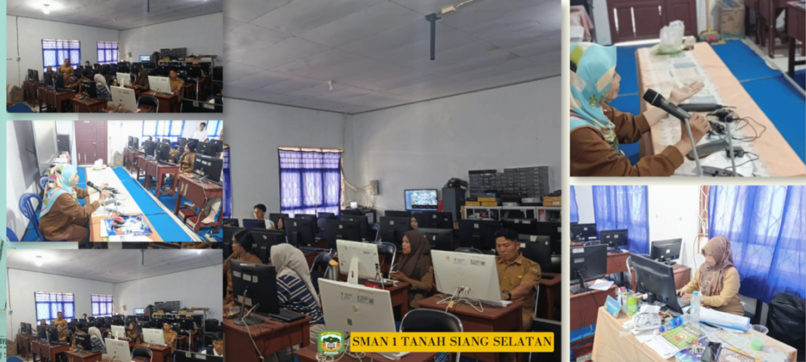 Guru SMAN 1 Tanah Siang Selatan Laksanakan Penginputan Nilai Rapor Semester