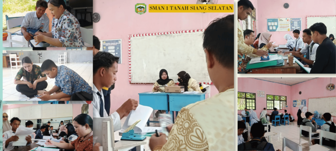Dokumentasi Pelaksanaan Pendaftaran SPMB Tahun Pelajaran 2026/2027 di SMAN 1 Tanah Siang Selatan