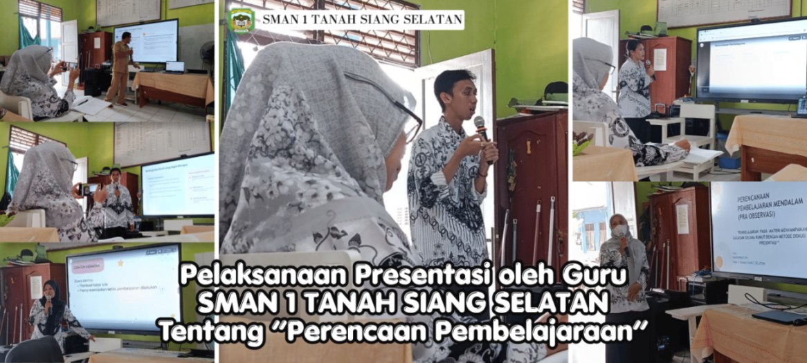 SMAN 1 Tanah Siang Selatan Laksanakan Presentasi Perencanaan Pembelajaran Guru